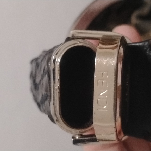 Fendi Vintage Y2K Dk Brown Leather Spy Bag Lk New Perfect! - Picture 11 of 14